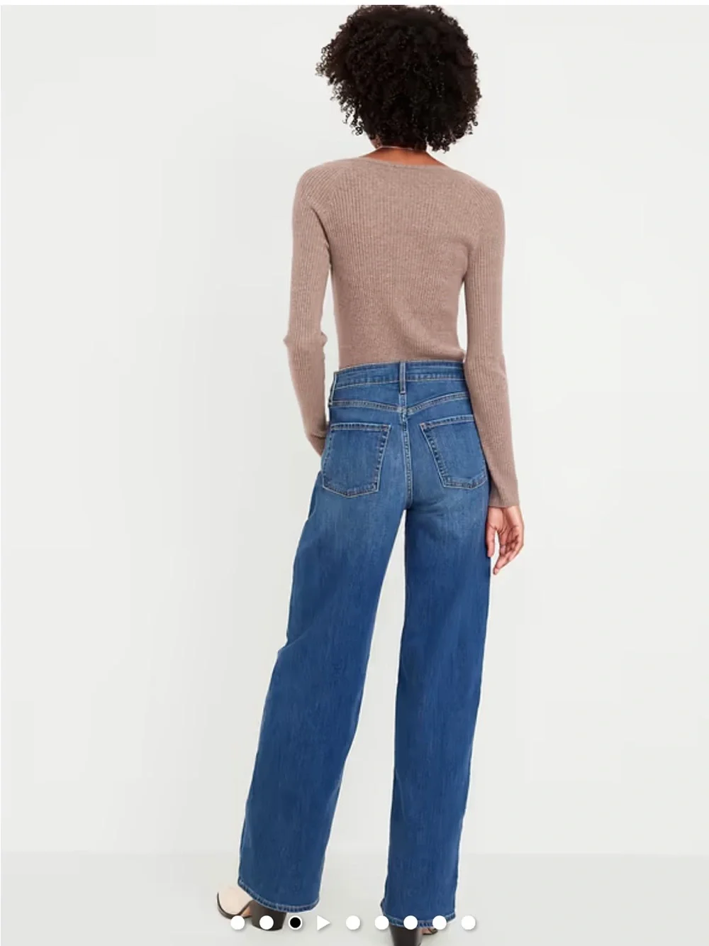 NWT 3 Pairs Old Navy High-Rise Wide Leg Jeans - Blue Jeans